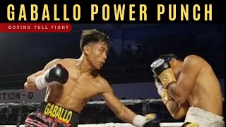 Reymart Gaballo vs JenyBoy Boca Knockout [upl. by Annairol]