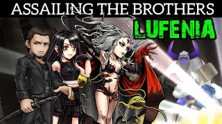 DFFOO GL World of Illusions Divine Assailing the Brothers LUFENIA  Cloud of Darkness Tifa Cor [upl. by Airetnohs]