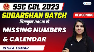 Top 50 Missing Numbers and Calendar Questions  Reasoning  SSC CGL 2023  Ritika Tomar [upl. by Cl]