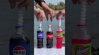 Taste Test cola vs pepsi vs Mohito🔥😱🍾 experiment drink coke vs mentos [upl. by Dunton]