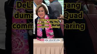 DE LIMA ANG DAHILAN KUNG BAKIT HINDI DUMATING SI DIGONG DUTERTE SA QUAD HEARING [upl. by Eisinger384]