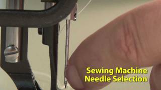 How to Select a Sewing Machine Needle Type [upl. by Nilpik225]