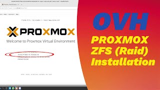 Proxmox ZFS OVH Installation  202411 [upl. by Celestia]