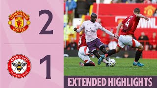 Manchester United 21 Brentford  Extended Premier League Highlights [upl. by Allerie220]