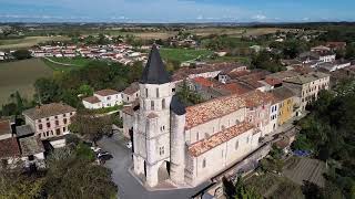 Église Saint Blaise de Labastide de Lévis  Drone 4K [upl. by Nnylirehs589]