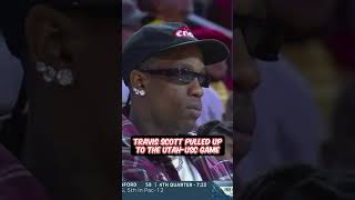 TravisScott had to see JuJu Watkins hoop 💪 cbb womensbasketball basketball usc utah [upl. by Julius551]