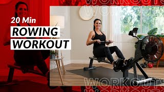 20 Min Rowing Workout [upl. by Neelia]