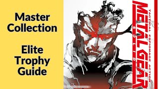 How to Earn the Fox Rank in MGS1  Elite Trophy Guide Metal Gear Solid Master Collection Vol 1 [upl. by Eineeuq]