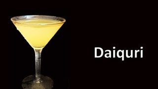 Daiquiri Cocktail Drink Recipe [upl. by Ulises]