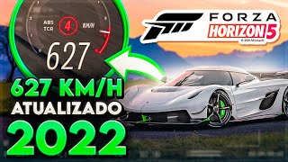 NOVO RECORDE DE VELOCIDADE DO FORZA HORIZON 5  Tutorial e Tunagem [upl. by Wobniar]