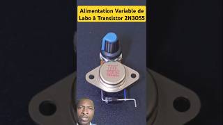 Alimentation Variable à Transistor 2N3055 Adjustable Voltage Regulator Using 2N3055 048V 15A diy [upl. by Aitnauq]