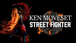 Street Fighter 6  Ken Moveset Full Video Move List [upl. by Aryahay615]