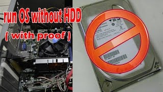 Run Any operating system without hard drive in hindiurdu [upl. by Eniawd]