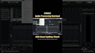 Cubase Audio Processing Overload ASIO Guard Spiking FIXED [upl. by Anahir]