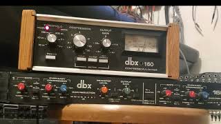 DBX 160 VU VS DBX 166  Drums And Bass Comparison [upl. by Nakah]