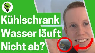 Kühlschrank Wasser Läuft unter Gemüsefach nicht ab ✅ TOP LÖSUNG Wie Abfluss amp Ablauf Reinigen [upl. by Aisenet]