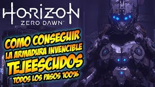 HORIZON ZERO DAWN  COMO CONSEGUIR LA ARMADURA SECRETA DE TEJEESCUDOS [upl. by Nelluc714]