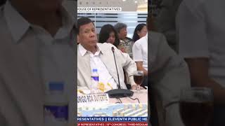 Quote “The master list was there when I assumed the presidency”  Rodrigo Duterte at Quad Comm [upl. by Candie179]