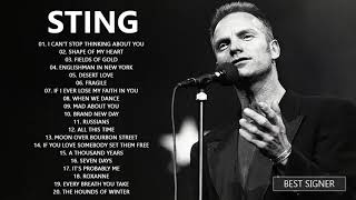 Best of Sting Live Full Album 2017 Sting Greatest Hits Collection [upl. by Nyram]