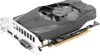 KFA2 GeForce GTX 1050 Ti OC Grafikkarte im Test [upl. by Auqined]