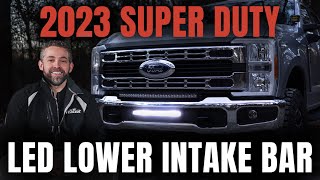 2023 Super Duty 90w CREE LED Light Bar Installation From F150LEDscom [upl. by Aremus535]