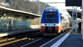 X 72500 Aquitaine amp B 81500 PoitouCharentes en gare de Cenon [upl. by Verada394]