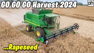 Start of Rapseed Harvest 2024 harvest2024 [upl. by Joli]