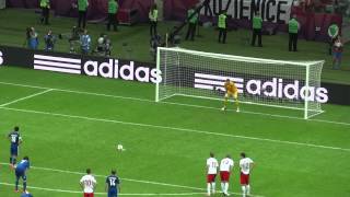 EURO 2012 Opening match Poland Greece Tytoń Saves Penalty Tytoń Broni Rzut Karny [upl. by Candi379]