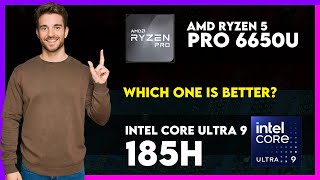 AMD Ryzen 5 Pro 6650U vs Intel Core Ultra 9 185H Comparison [upl. by Ellierim]