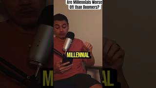 Millennials vs Baby Boomers with Money shorts [upl. by De]