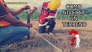 Como Transportar los Niveles de Manera Precisa y Exacta [upl. by Burrus372]