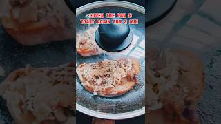 Mushroom cheese Toast  Easy recipe youtubeshorts viralshorts toast sourdough [upl. by Everara]