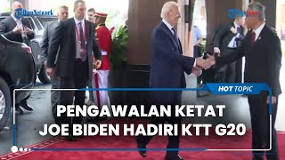 Pengawalan Ketat Joe Biden saat Hadiri KTT G20 Diizinkan Turun dari Mobil setelah Area Disterilkan [upl. by Airotkiv]