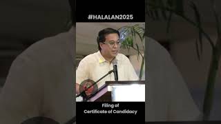 FILING OF CANDIDACY FOR HALALAN 2025 [upl. by Augy]