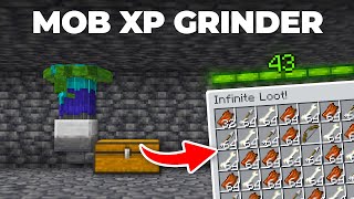 Simple Zombie amp Skeleton Mob Spawner XP Grinder  Minecraft 121 Tutorial [upl. by Huberty656]