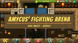 Amycus Fighting Arena  Greece Side Quest  Diggys Adventure [upl. by Ernestine]