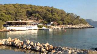 Aponisos Beaches amp Taverna  Agistri Island [upl. by Porett]