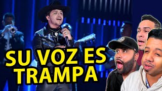 CRISTIAN NODAL  ADIOS AMOR  VOCAL COACHES REACCIONAN Y ANALIZAN SU VOZ [upl. by Yor]