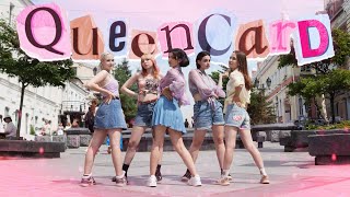 KPOP IN PUBLIC GIDLE  QUEENCARD  Dance Cover by SEIZA [upl. by Leiad785]