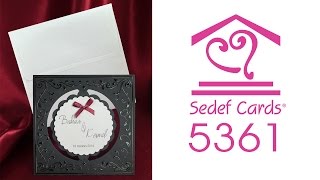 Sedef Cards ©  5361  Concept Collection  Düğün Davetiyeleri  Wedding Invitation [upl. by Calhoun]