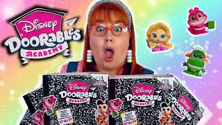 UNBOXING 5 BOXES DISNEY DOORABLES ACADEMY [upl. by Nirik915]