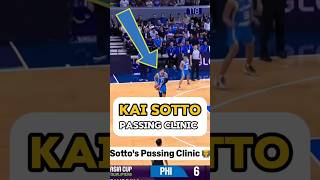 KAI SOTTO PASSING CLINIC LUPET basketball shorts shortvideo [upl. by Jacqui115]