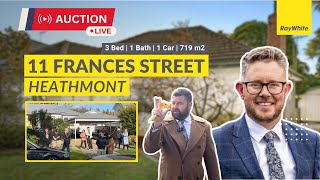 Live Auction  11 Frances Street Heathmont [upl. by Seligmann]