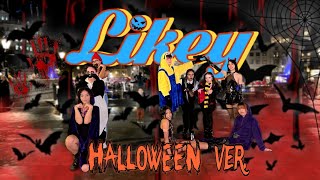 KPOP IN PUBLIC LONDON ´Likey  Twice’ Halloween ver｜DANCE COVER BY KWD CREW [upl. by Ellehcit246]