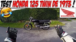 Moto Vlog 110  TEST HONDA CB 125 TWIN  JE TESTE UNE MAMIE 😁 [upl. by Philippe889]