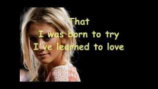 Delta Goodrem  Born to try lyrics [upl. by Nodnarg]