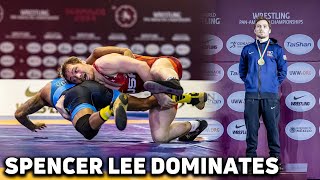 Spencer Lee Techd His Way To A PanAm Gold [upl. by Cherey172]