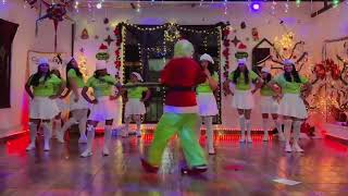 Show grinch canciones navideñas Studio Packo Rodriguez EL GRINCH show dance elgrinch navidad [upl. by Beal]