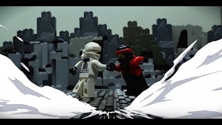 Lego Shinobi fight Stop Motion [upl. by Ecirtemed]