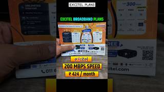 Excitel Broadband Plan  ₹424 only [upl. by Walling]